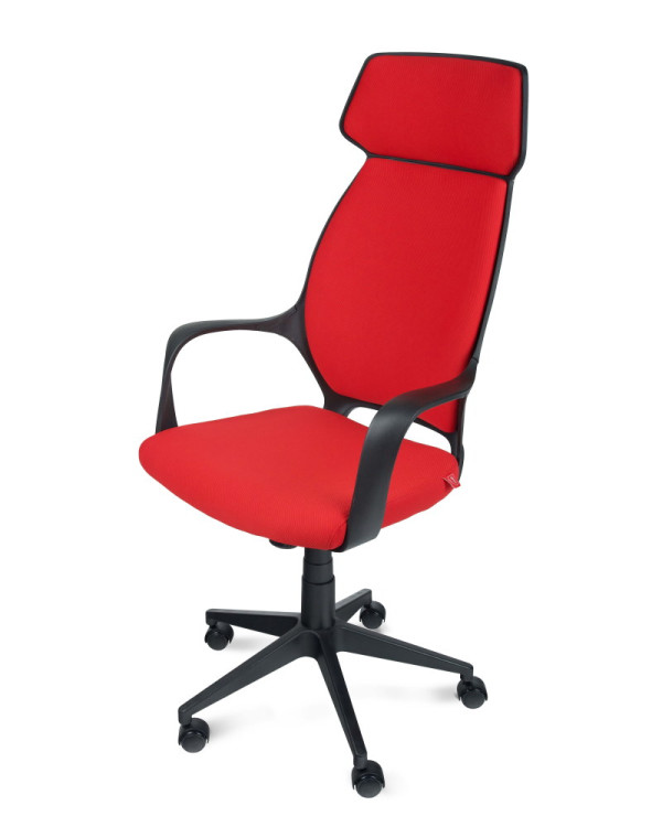 Кресло Oxy black, цвет: красный (eurocloth 58)