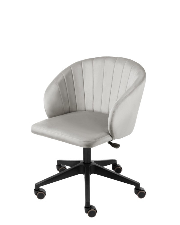 Кресло Shell black, цвет: серый (holland 09)