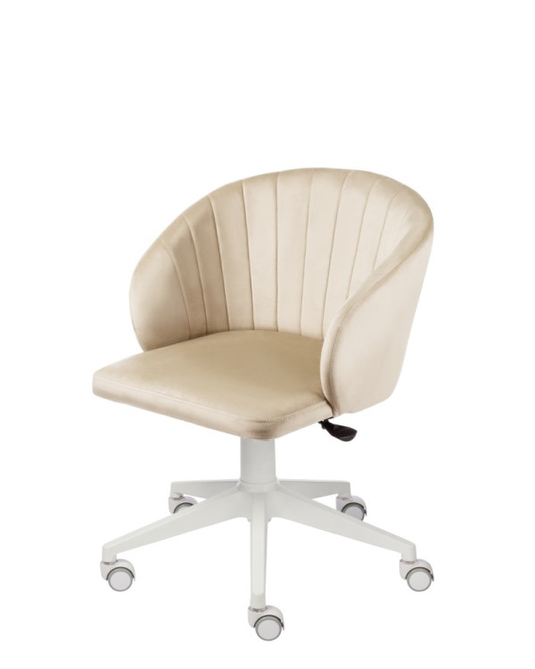 Кресло Shell white, цвет: бежевый (confetti cream)